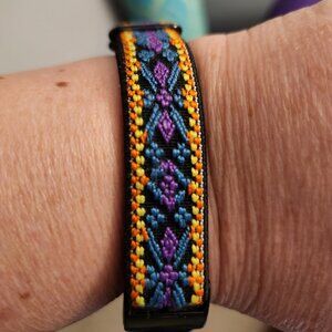 Two Stretch Fabric FitBit bands
